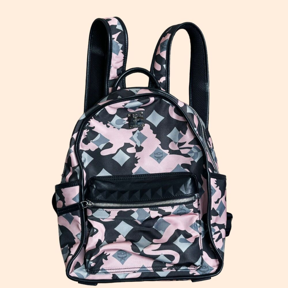 MCM Camo Nylon Backpack